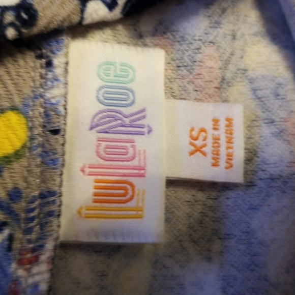 LuLaRoe Cassie Disney XS textured pencil skirt Mickey mouse red white & blue - Picture 4 of 7